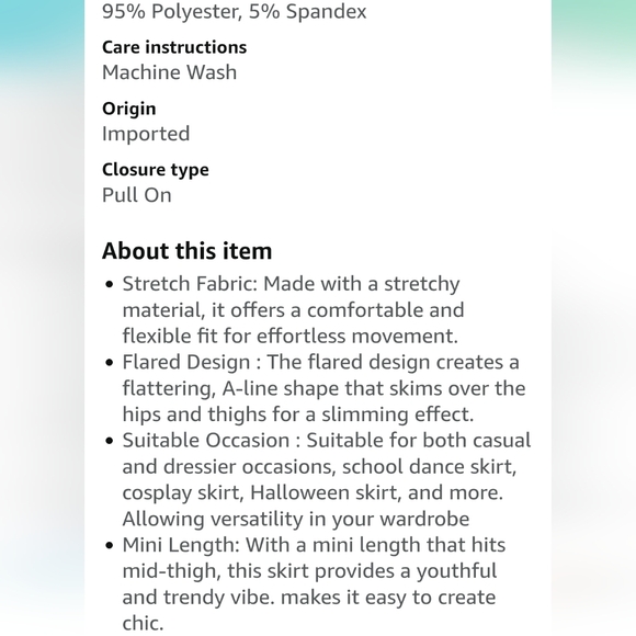 2 Urban Coco Size M. Flare Mini Skater Skirts. Burgandy/ Navy - Picture 8 of 8